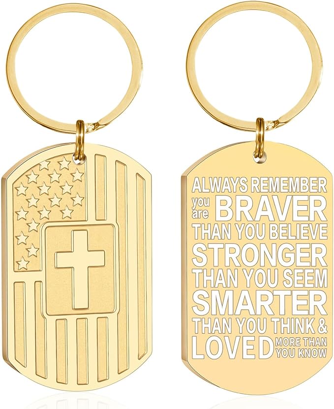 DuoDiner Stocking Stuffers Christmas Gift-Keychain Gifts for Men Religious Mens Gifts