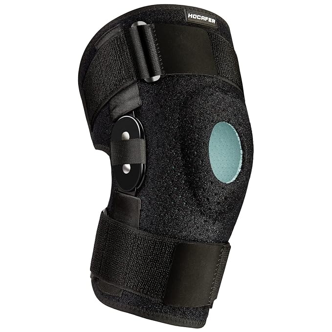 Plus Size Knee Brace XL-8XL,Stable Support of The Decompression Knee, Effective Relief of ACL, Arthritis, Meniscus Tear, Adjustable Compression Band, Suitable for Men and Women (4XL-5XL)