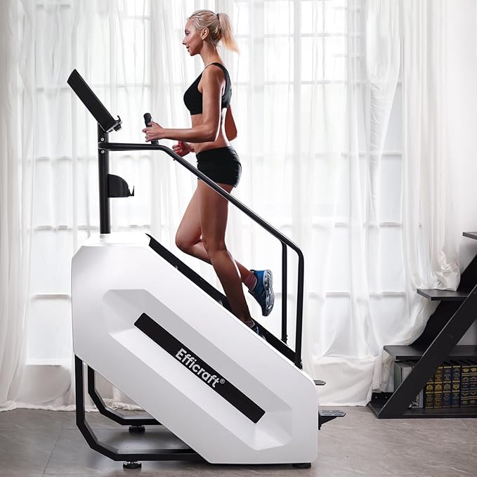 Stair Stepper Machine with LED Screen, Commercial Grade Stair Climber, Continuous Climbing Exercise Machine for Cardio, 15 Speed Levels Stair Master, 15-164 Steps/Min