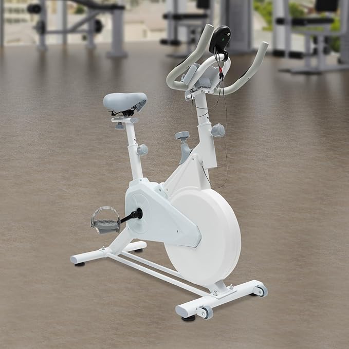 Indoor Cycling Stationary Bike, Exercise Bike, Indoor Cycling Workout Bike, Bike For Home Training, With Monitor, Phone&Tablet Holder, Adjustable Resistance System, For Home, Gym, Indoor Places