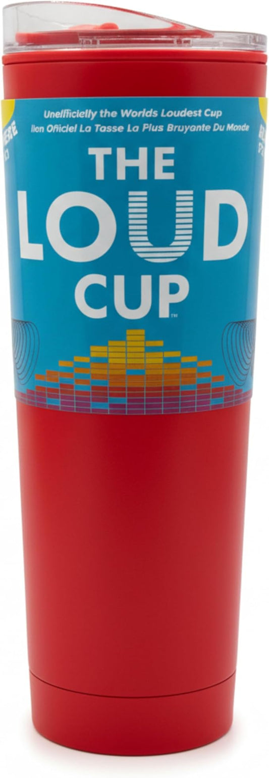 The LoudCup Reusable Water Bottle – 2-in-1 Travel Tumbler & Noisemaker – BPA-Free, Blow Horn & Cup with Slide Lid – Perfect for Sports Events, Game Day, Tailgating & Parties