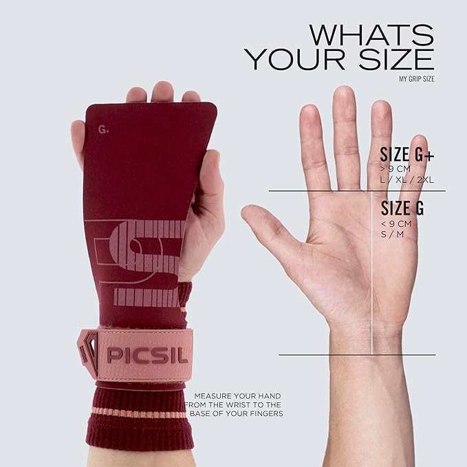 PICSIL - Condor Grips | Premium Hand Protection | Ideal for Cross Training, Gym & Calisthenics | Magnesium Enhanced Grip | Designed for Athletes of All Levels