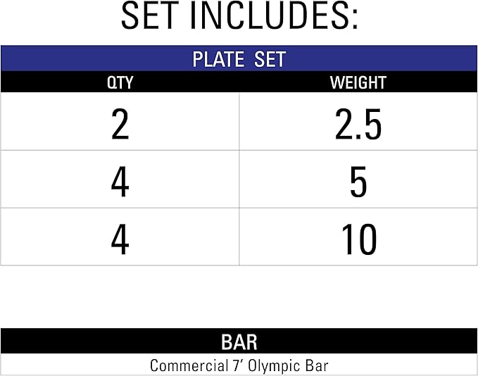 XMark 7 ft Weight Bar, Olympic Weight Lifting Barbell