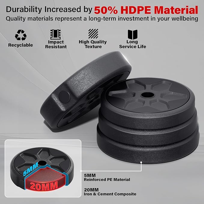 Adjustable Dumbbells, 22/33/44/66/88LBS Free Weight Set with Connector, 4 in 1 Weight Set Used as Kettlebells, Barbell, Push up Stand, Fitness Exercises for Home Gym Suitable Men/Women