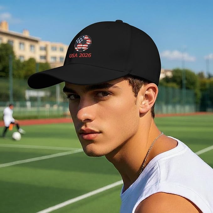 2026 Soccer World Cup Hat - Adjustable Baseball Cap,World Cup Merchandise Gifts Accessories Decorations