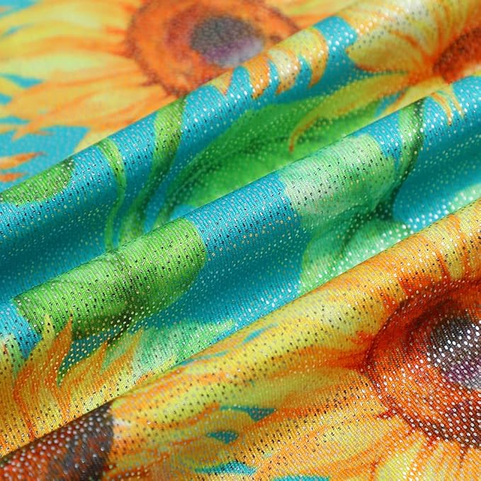 HOZIY Gymnastics Leotards for Girls with Shorts Toddlers Biketards Rainbow Unicorn Dinosaur Mermaid Leopard Flower Galaxy