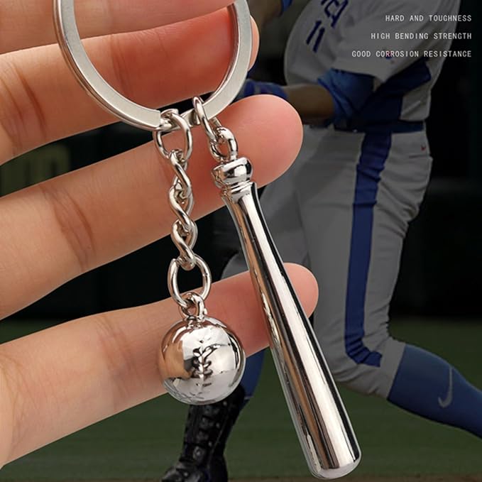 Mini Cute Soccer Keychain Bowling Tennis Baseball Keychain for Men Women Boys Girls Gift