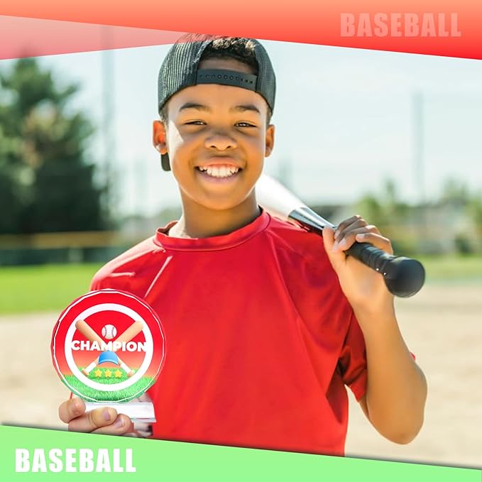 Crystal Trophy Award for Kids & Adult, Champion Football Baseball Soccer Basketball Sports Winner Trophies, Award Trophy for Sports Championships Tournaments Award Competitions Rewards Prizes