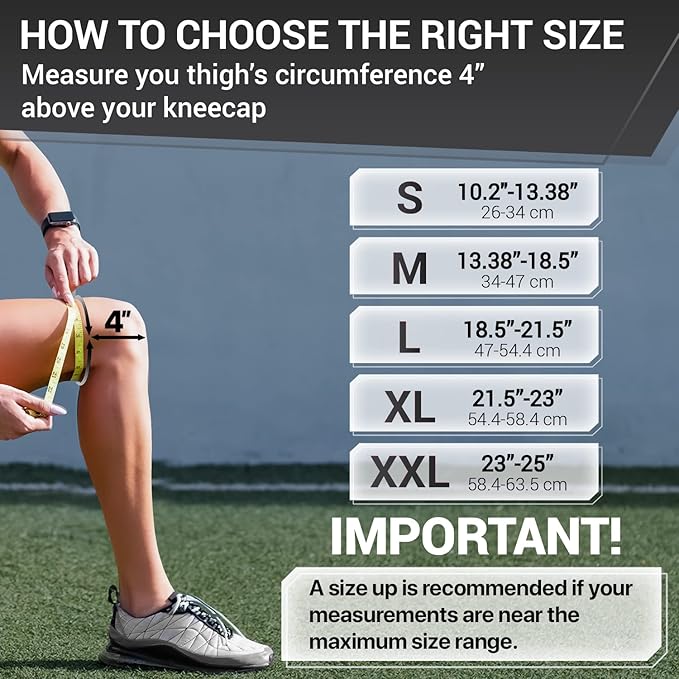 DR. BRACE ELITE Knee Brace with Side Stabilizers & Patella Gel Pads for Maximum Knee Pain Support and fast recovery for men and women-Please Check How To Size Video (Pluto, Large)