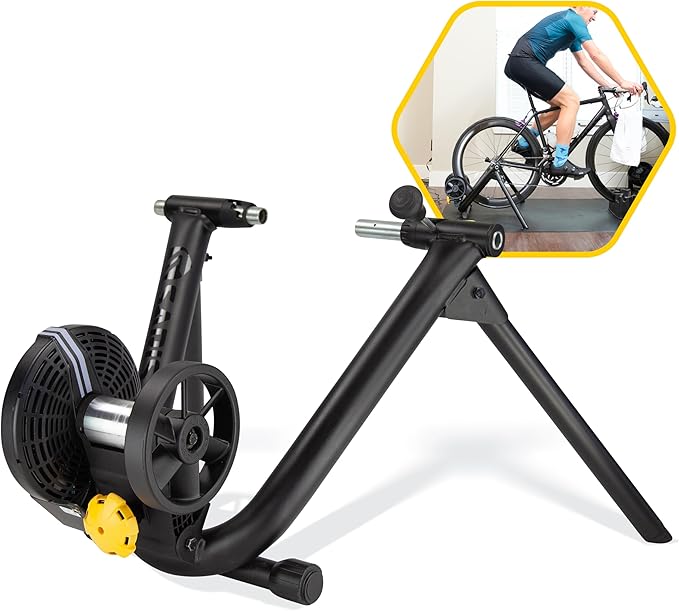 Saris M2 Smart Indoor Electromagnetic Resistance Bike Trainer, Compatible with Zwift App