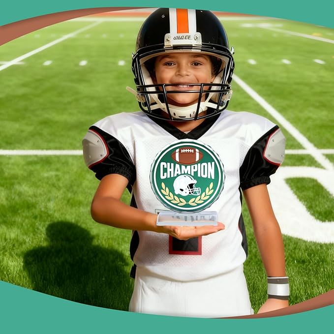 Crystal Trophy Award for Kids & Adult, Champion Football Baseball Soccer Basketball Sports Winner Trophies, Award Trophy for Sports Championships Tournaments Award Competitions Rewards Prizes