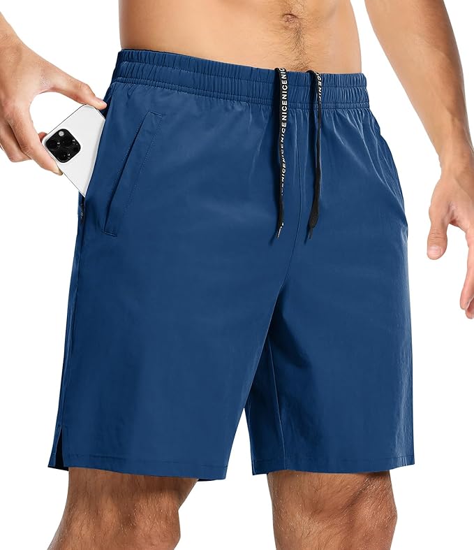 CANGHPGIN Mens Workout Athletic Shorts 7 inch / 5 inch Quick Dry Running Shorts Men Lightweight Sports Gym Shorts with Pocket