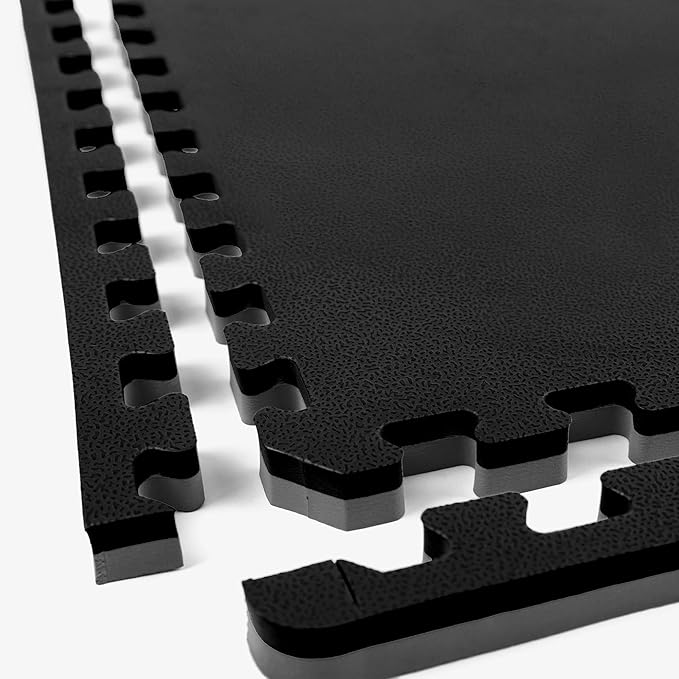 FlooringInc's 1" Thick Foam Tiles, 3'x3' or 2'x2' Reversable Interlocking Tiles, Ideal Yoga Mat, Gymnastics Mat, Workout Mat for MMA and Jiu Jitsu Training