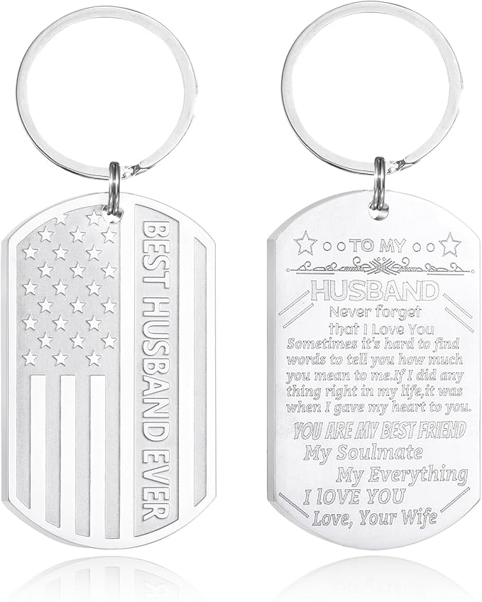 Stocking Stuffers- Football/Baseball/Soccer/Basketball Keychain for Men Baptism Confirmation Mens Gifts