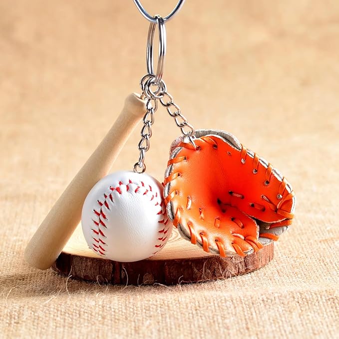Mini Cute Soccer Keychain Bowling Tennis Baseball Keychain for Men Women Boys Girls Gift