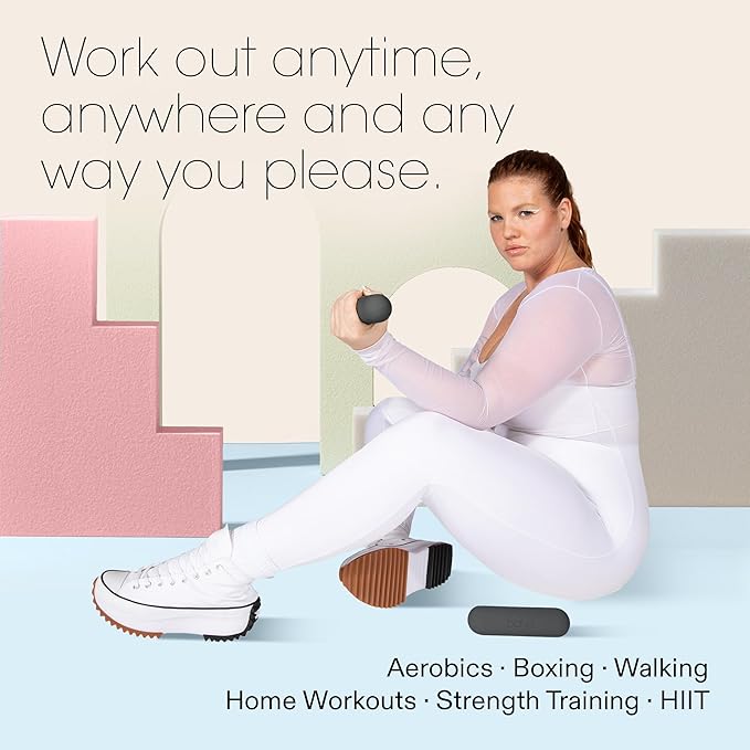 Bala Bars Dumbbell Set for Women & Men - Set of 2 Bars Designed for Walking, Strength Training, HIIT, Boxing & Aerobics - Hand Weights for Working Out at Home