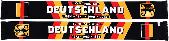 Euroscarves Germany Deutschland Soccer HD Knit Scarf