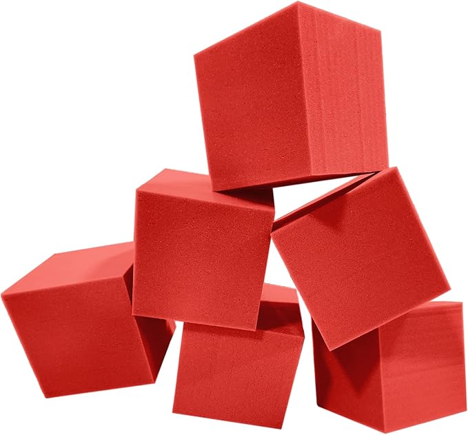 ENVIROLITE 8" Foam Cubes | Full Pallet of Premium Quality Foam Cubes for Foam Pits | for BMX Pits, Trampoline Parks, Ninja Gyms, Gymnastics & Skatepark Foam Pits