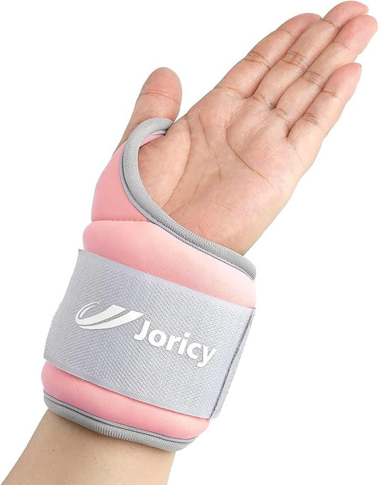 Wrist Weights with Thumb Loops Lock for Women Men 1 Pair 2 3 4 5 6 LBS Arm Weight Ankle Weights Weighted Gloves for Running Walking Jogging Physical Therapy Gym Workout Cardio Exercises