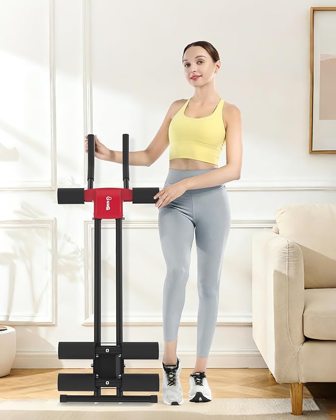 Ab Machine Ab Trainer Machine : Adjustable Ab Machine for Stomach Workout at Home Gym Ab Workout Foldable Core Strength Training Equipment Home Gym System
