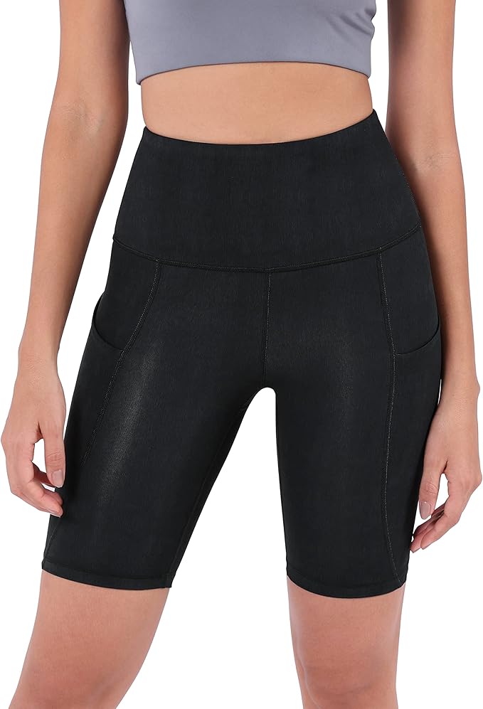 ODODOS Women's Tummy Control Biker Shorts 2.0 with Pockets High Waist Athletic Workout Yoga Shorts-3.5''/ 5"/ 8" / 10" Inseam