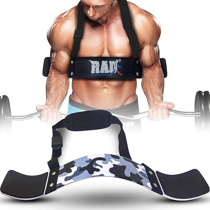 RAD Arm Blaster for Biceps & Triceps - Build Powerful Arms with Bicep Blaster Curl Support Isolator - Bicep Curl Machine