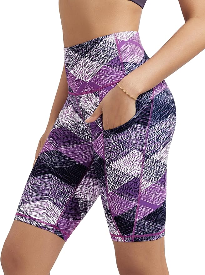 ODODOS Women's Tummy Control Biker Shorts 2.0 with Pockets High Waist Athletic Workout Yoga Shorts-3.5''/ 5"/ 8" / 10" Inseam
