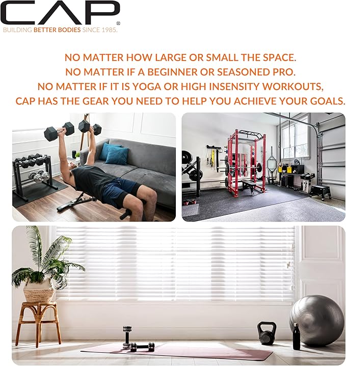 CAP Barbell Interlocking EVA Foam Exercise Puzzle Mat Home Gym Flooring | Multiple Options