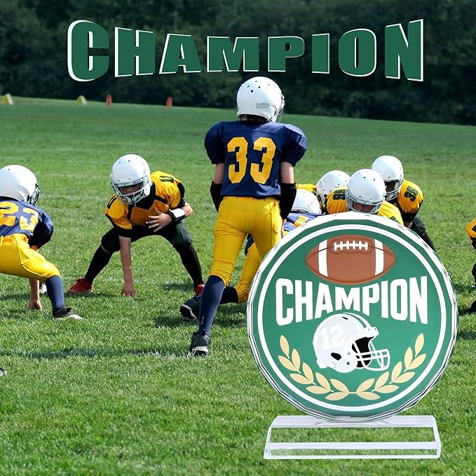 Crystal Trophy Award for Kids & Adult, Champion Football Baseball Soccer Basketball Sports Winner Trophies, Award Trophy for Sports Championships Tournaments Award Competitions Rewards Prizes