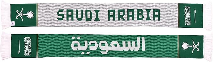 Euroscarves Saudi Arabia Soccer Knit Scarf
