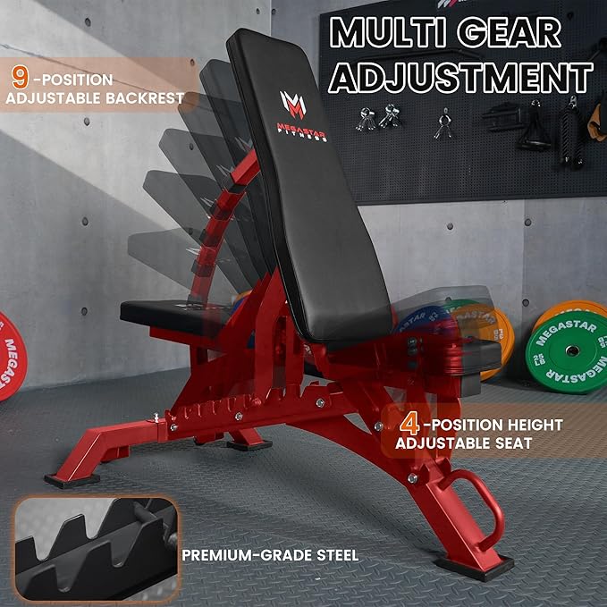 Folding Power Rack, Wall Mounted Squat Rack with Cable Pulley System, Multi-Grip Pull-Up Bar, Landmine for Home Gym, Compact Power for Small Spaces, FR67