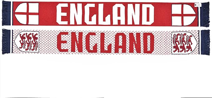 Euroscarves England Recycled Cotton Soccer Knit Scarf