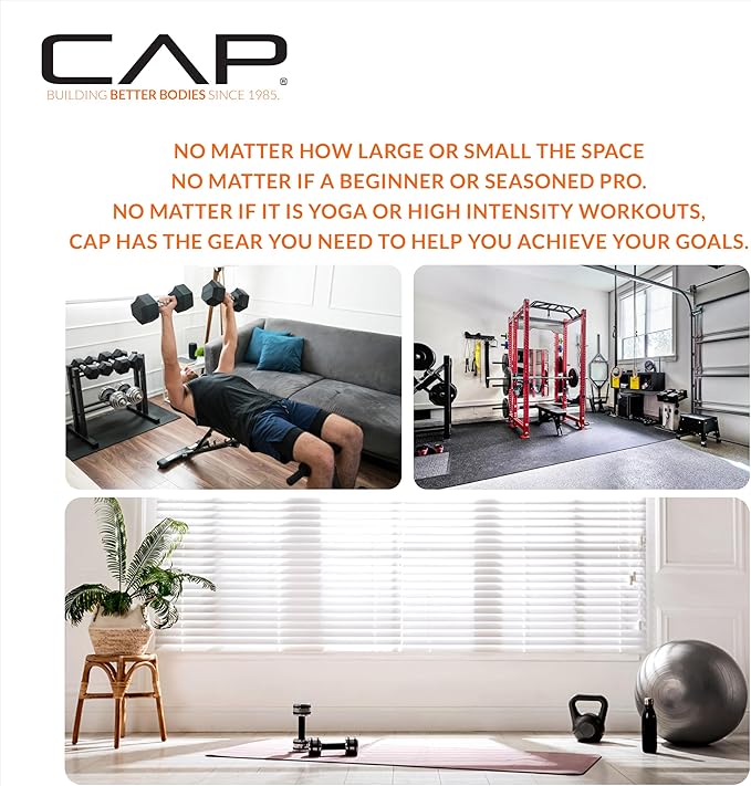 CAP Barbell Interlocking EVA Foam Exercise Puzzle Mat Home Gym Flooring | Multiple Options