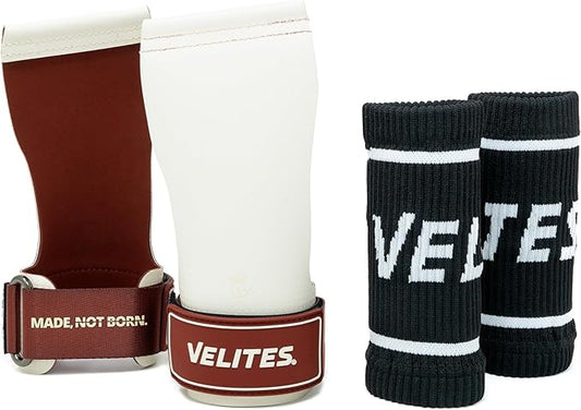 Velites I Quad Ultra Magnesium Free Grips I for Cross Training or Gymnastics Athletes I Improve Your Results and Achieve Your Goals I Discover Our Sizes and Colors (White, XL)
