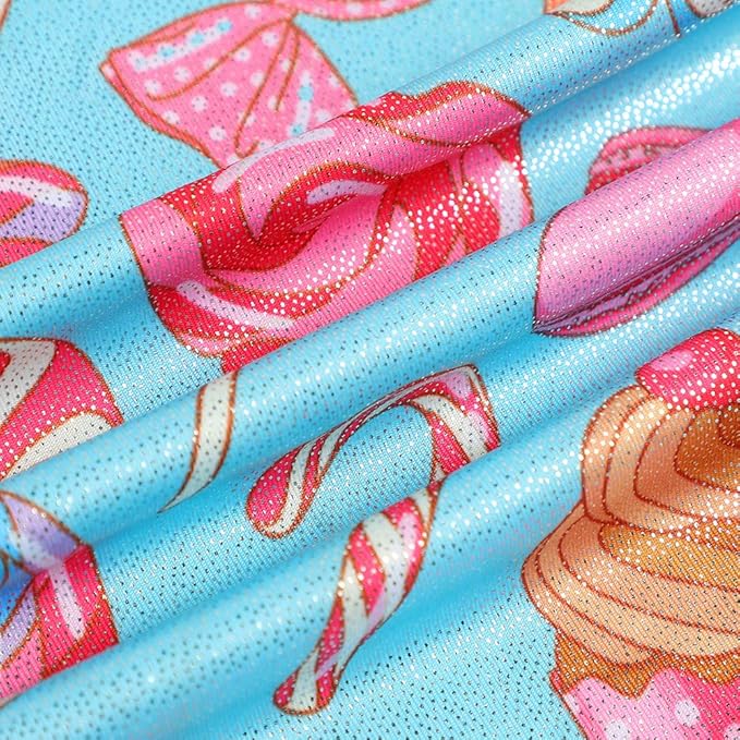 HOZIY Gymnastics Leotards for Girls with Shorts Toddlers Biketards Rainbow Unicorn Dinosaur Mermaid Leopard Flower Galaxy