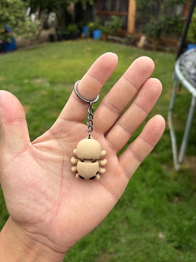 3DPrinted Animal Keychain-Wildlife Key Ring-Nature Lovers-Cute Keyring for Keys Bag Purse Unique Gift for Kids Animal Lovers