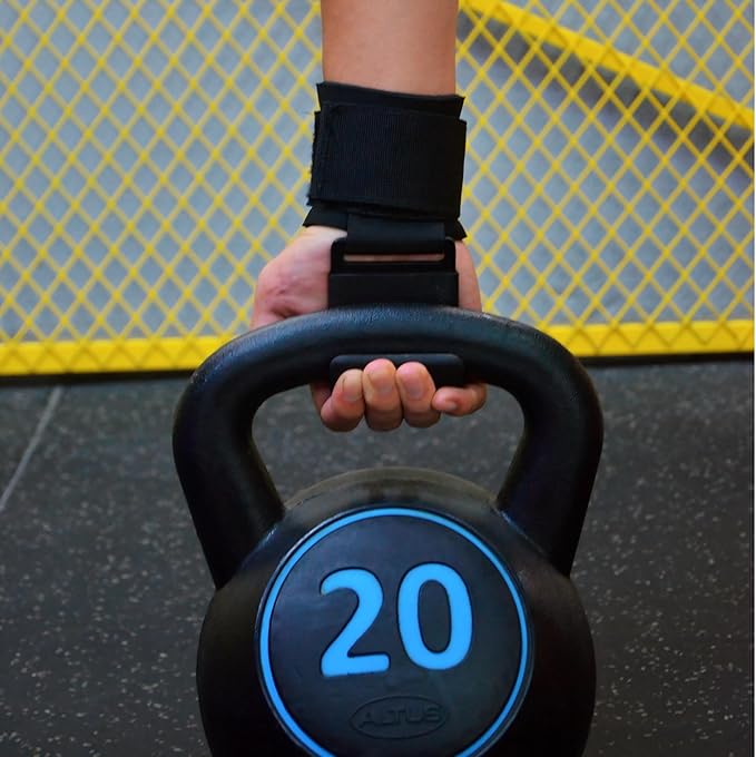 Weight Lifting Hooks (Pair) lifting straps-Heavy Duty Wristband Hand Held Support Assistance-for Deadlifts, Pull Ups, Rows&Shrugs-for Weightlifting&Bodybuilding Adjustable Gym Workout Power Straps