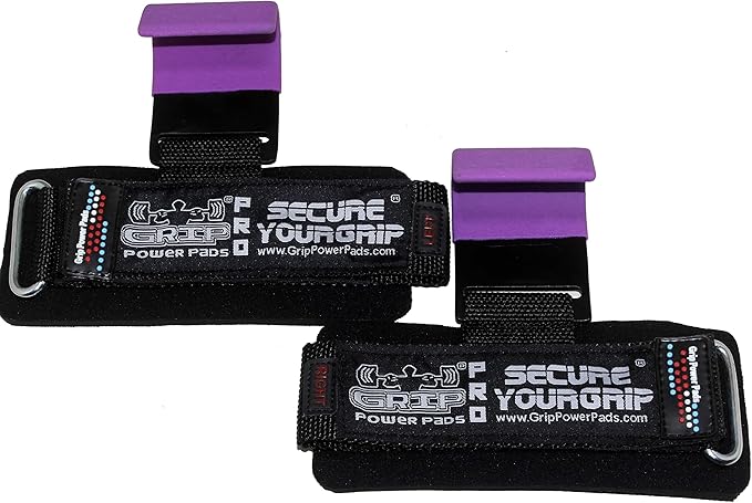 Premium Weight Lifting Hooks & Straps for Pull Ups & Deadlifts - Padded, Heavy Duty, Power Lifting Grips for Men & Women