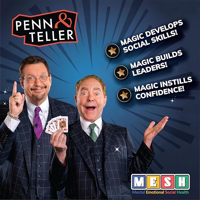 Abacus Brands Penn & Teller VR Magic Lab - Virtual Reality Kids Magic Book and Interactive STEM Learning Activity Set - for Ages 8 and Up