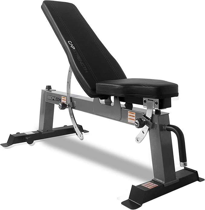 Cap Barbell Deluxe Utility Weight Bench Color Series
