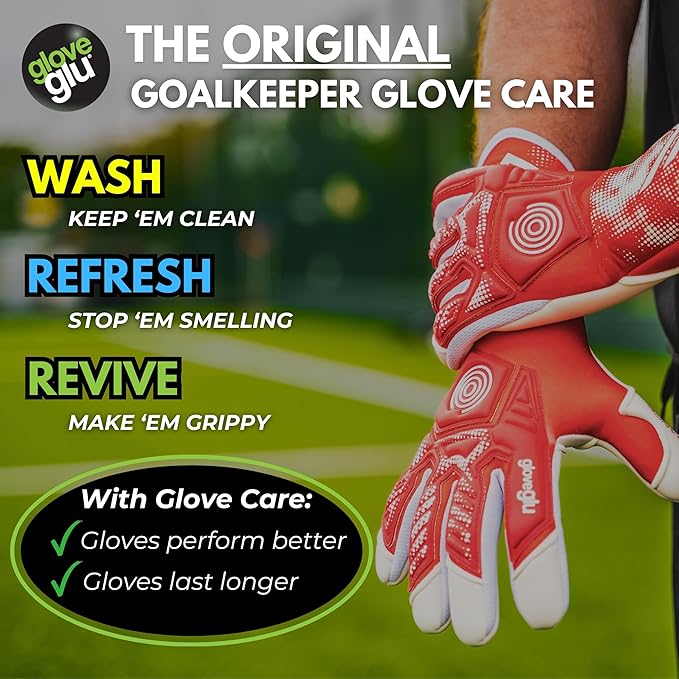 gloveglu MEGAgrip Goalkeeper Glove Grip Spray (120ml (4fl oz))