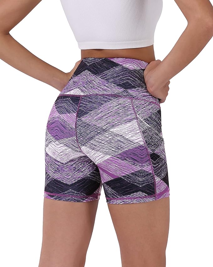 ODODOS Women's Tummy Control Biker Shorts 2.0 with Pockets High Waist Athletic Workout Yoga Shorts-3.5''/ 5"/ 8" / 10" Inseam