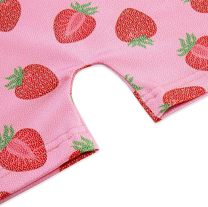 HOZIY Gymnastics Leotards for Girls with Shorts Toddlers Biketards Rainbow Unicorn Dinosaur Mermaid Leopard Flower Galaxy