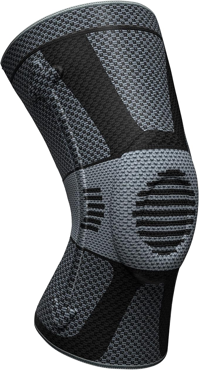 NEENCA Professional Knee Brace for Pain Relief, Medical Knee Compression Sleeve, Knee Support with Horizontal Knit Tech for Meniscus Tear, ACL, Arthritis, Joint Pain, Runner, Workout- FSA/HSA APPROVED