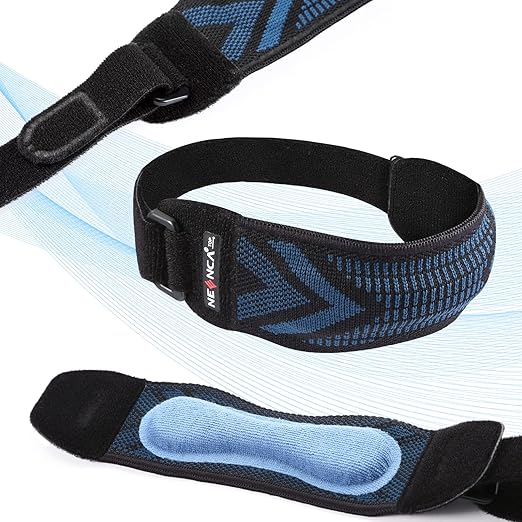NEENCA Patella Tendon Knee Strap with Gel Pad, Knee Strap Brace for Pain Relief & Patella Stabilizer. Support Strap for Workout, Runner, Jumpers Knee,Tendonitis, Squats, Arthritis
