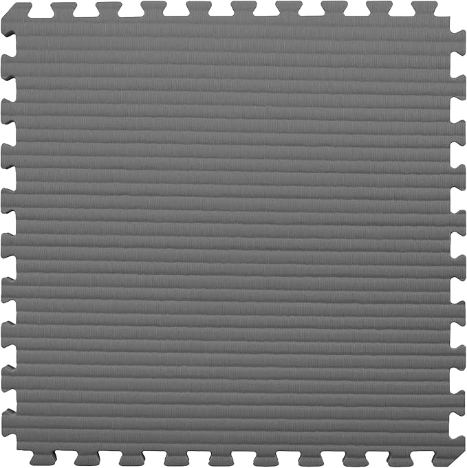 IncStores 7/8 Inch Thick Tatami Foam Flooring Tiles | Textured Interlocking Foam Tiles for Martial-Arts Floor Protection in Your Home Gym, Playroom, and More