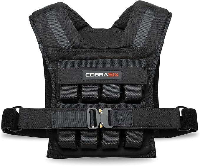 Weighted Vest for Men | Adjustable Weight Vest with Removable Iron Weights | Heavy Duty Workout Vests for Walking, Running, CrossFit, Strength Training, Rucking & Calisthenics | 35lbs & 44lbs