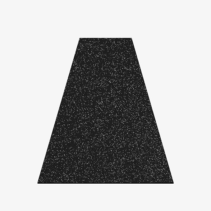 IncStores 8mm Thick Strong Rubber Flooring Roll | Flexible Recycled Rubber Roll Flooring for a Stronger and Safer Basement, Home Gym, Shed, or Trailer | Gray, 3 Mats