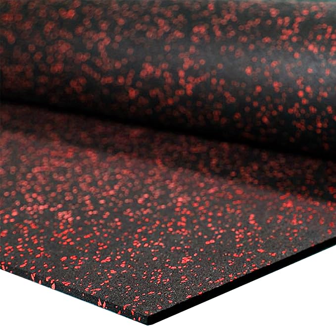Flooring Inc's 1/4" Thick Tough Rubber Flooring Roll | Flexible Recycled Rubber Floor Mats for Home Gym | Heavy Duty Rubber Mat for Home Gyms, Sheds, Horse Stall Mat or Trailer