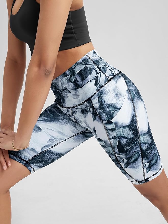 ODODOS Women's Tummy Control Biker Shorts 2.0 with Pockets High Waist Athletic Workout Yoga Shorts-3.5''/ 5"/ 8" / 10" Inseam